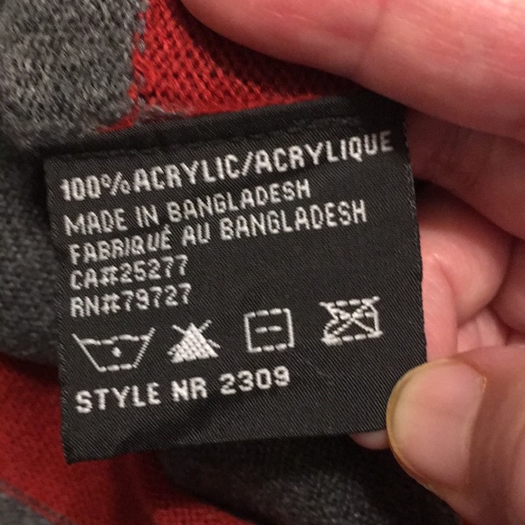 INC International Company Striped Knit Sweater With Double Collar - Picture 6 of 7